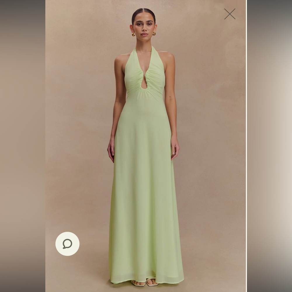 Meshki - Malakhai Chiffon Halter Maxi Dress
